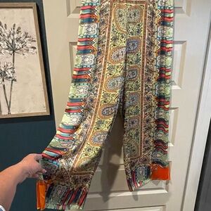 Chico's Multicolor Paisley Wide Leg Pants